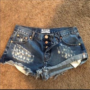One teaspoon denim shorts